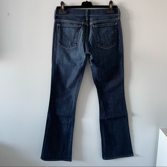 Citizens of Humanity Kelly 001 stretch low rise bootcut jeans size 27 dark wash - Picture 2 of 2